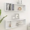Image de vidaXL Étagères cube murales 2 pcs