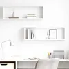 Image de vidaXL Étagères Cube Murales - Blanc