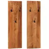 Image de vidaXL Porte-manteaux muraux Bois d'Acacia