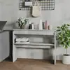 Image de vidaXL Table console gris béton - 102x30x80 cm