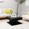 Image de VIDAXL Table basse Noir 57x57x30 cm