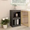 Image de VIDAXL Bibliothèque Gris Bois Pin