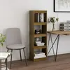 Image de vidaXL Bibliothèque/Séparateur Marron Miel