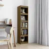 Image de vidaXL Bibliothèque/Séparateur de pièce Marron Miel 40x30x167,5 cm Pin