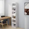 Image de vidaXL Bibliothèque/Séparateur de pièce Blanc