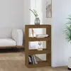 Image de vidaXL Séparateur de Pièce - Marron miel