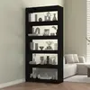 Image de vidaXL Bibliothèque/Séparateur - Noir - 8720286609026