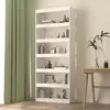 Image de vidaXL Bibliothèque/Séparateur 199,5 cm - Blanc