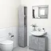 Image de vidaXL Armoire de bain gris béton 25x26,5x170 cm