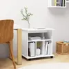 Image de vidaXL Armoire à roulettes Blanc