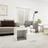 Image de vidaXL Tables gigognes - Blanc