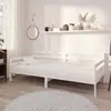 Image de vidaXL Cadre de lit de jour blanc - 90 x 200 cm