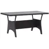 Image de VidaXL Table de jardin - Noir