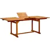 Image de VIDAXL Table à dîner de jardin extensible acacia