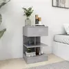 Image de vidaXL Table de Chevet - Gris Béton