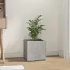 Image de vidaXL Jardinière Gris béton