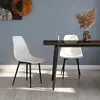 Image de VIDAXL Chaises à manger lot de 2 - Blanc