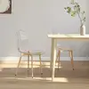 Image de VidaXL Lot de 2 Chaises Transparentes