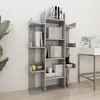 Image de vidaXL Bibliothèque - Gris béton