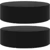 Image de vidaXL Housses de salon de jardin 2 pcs - Noir