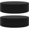 Image de vidaXL Ensemble de housses de salon de jardin 2 pcs - Noir