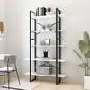 Image de vidaXL Bibliothèque Blanc à 5 niveaux