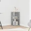 Image de vidaXL Armoire d'angle Gris béton