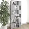 Image de vidaXL Bibliothèque/Séparateur Gris béton