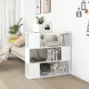 Image de vidaXL Bibliothèque/Séparateur Blanc