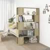 Image de vidaXL Bibliothèque/Séparateur de pièce chêne sonoma