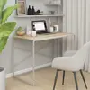 Image de vidaXL Bureau d'ordinateur - Blanc