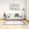 Image de vidaXL Tapis lavable - Beige clair 120x180 cm
