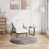 Image de VIDAXL Tapis lavable - Gris Ï 120 cm