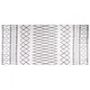 Image de VidaXL Tapis lavable antidérapant - Noir et blanc 80x300 cm