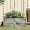Image de vidaXL Lit Surélevé de Jardin Acier Galvanisé