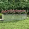 Image de vidaXL Lit surélevé de jardin Argenté