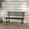 Image de vidaXL Banc de jardin 110 cm acier