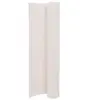 Image de vidaXL Clôture de jardin double face PVC 90x400 cm - Blanc