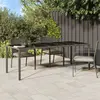 Image de vidaXL Table de jardin 250x100x75 cm - Gris