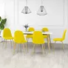 Image de VidaXL Chaises à manger - Jaune moutarde