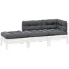 Image de vidaXL Salon de jardin 3 pcs