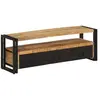 Image de vidaXL Meuble TV 120 cm Bois de manguier