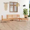 Image de vidaXL Salon de jardin 4 pcs - Pin massif