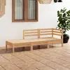 Image de vidaXL Salon de jardin 3 pcs - Bois de pin massif