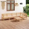 Image de vidaXL Salon de jardin 6 pcs Bois de pin massif