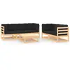 Image de vidaXL Salon de jardin 6 pcs - Bois de pin massif
