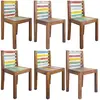 Image de VidaXL Chaises Vintage Bois