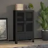 Image de VidaXL Industriel Noir 115 cm