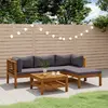 Image de vidaXL Salon de jardin 5 pcs bois d'acacia