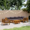 Image de vidaXL Salon de jardin 7 pcs - Acacia